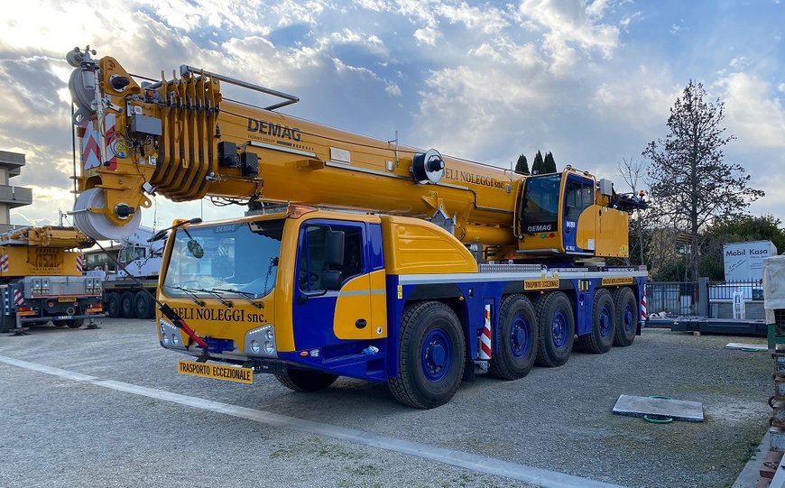 New Demag AC 160-5 all terrain crane for Fedeli